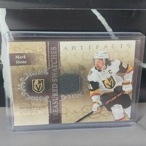 Tim Stutzle Upper Deck Artifacts Treasured Swatches Vegas Golden Knights 2021-22
